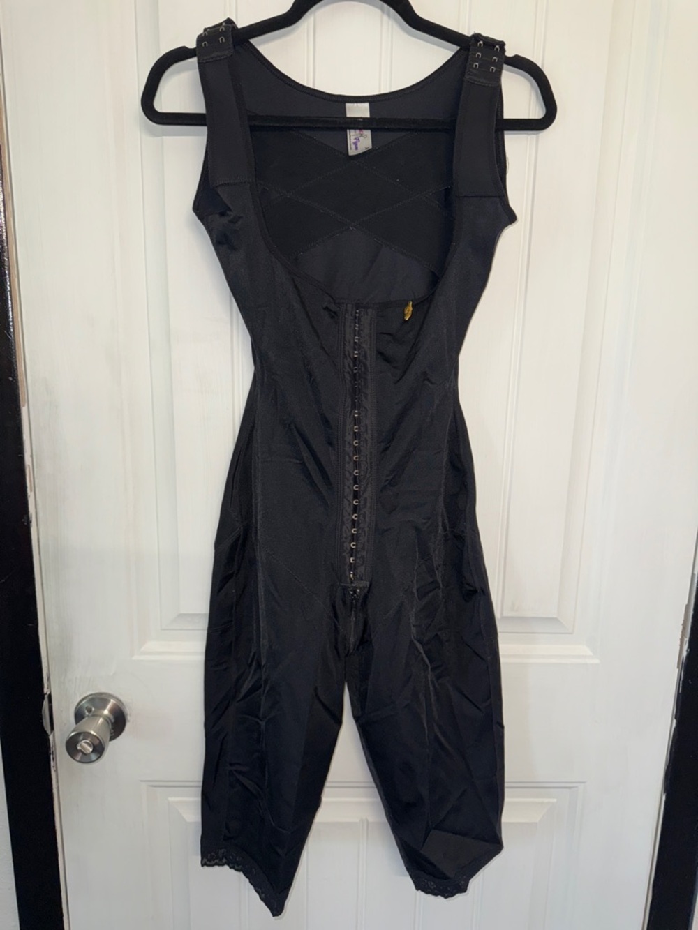 Stage 2 faja Black Full-Body Shapewear Bodysuit - Sleek Tummy & Thigh Control